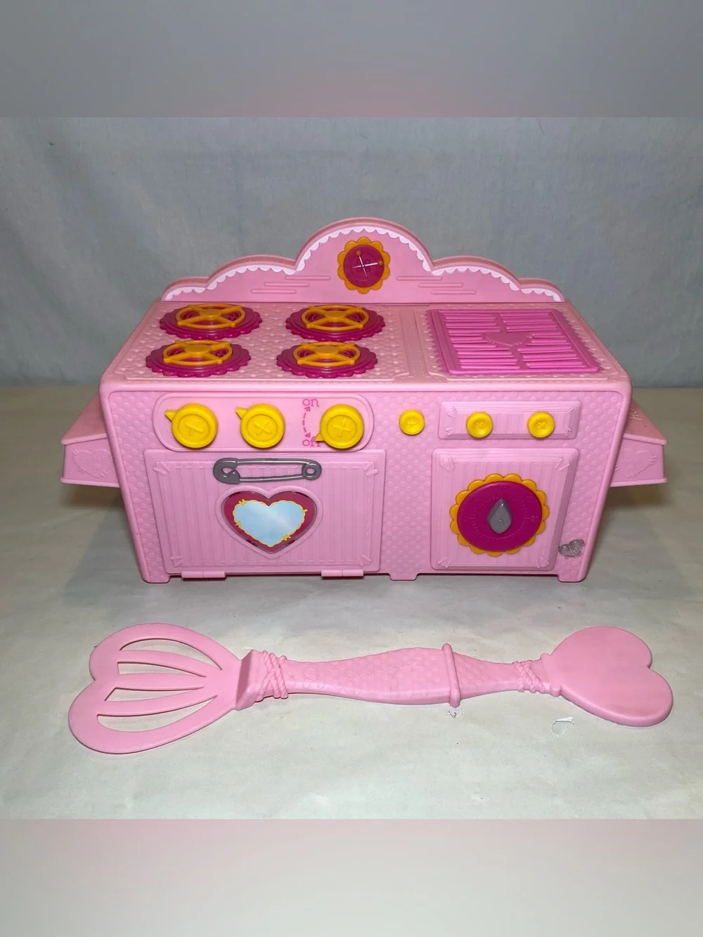 Lalaloopsy Baking Oven Spatula Accessory MGA Entertainment Pink Easy Bake TESTED